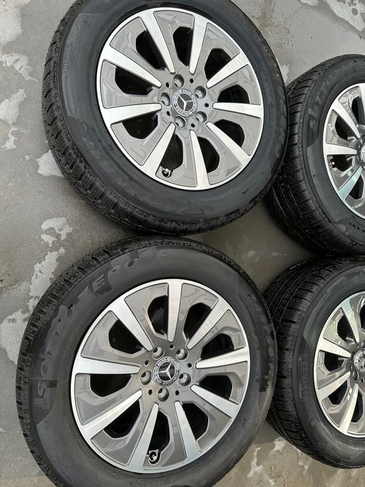 Jante originale Mercedes 17 cu anvelope de iarna