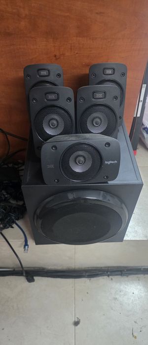 Аудио система Logitech - Z906, 5.1, черна