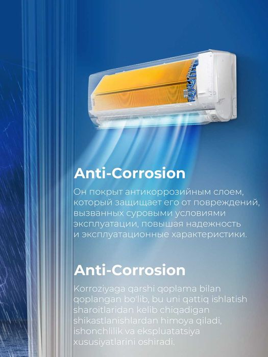 Кондиционер Flora HEAT Inverter AS12IDHHRA-BL1 инверторный 35 кв.м R32