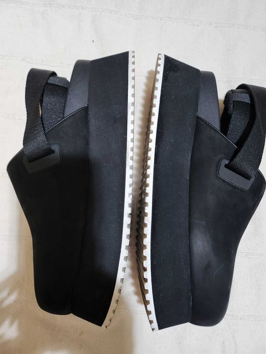 Vand saboti Calvin Klein jeans din piele intoarsa