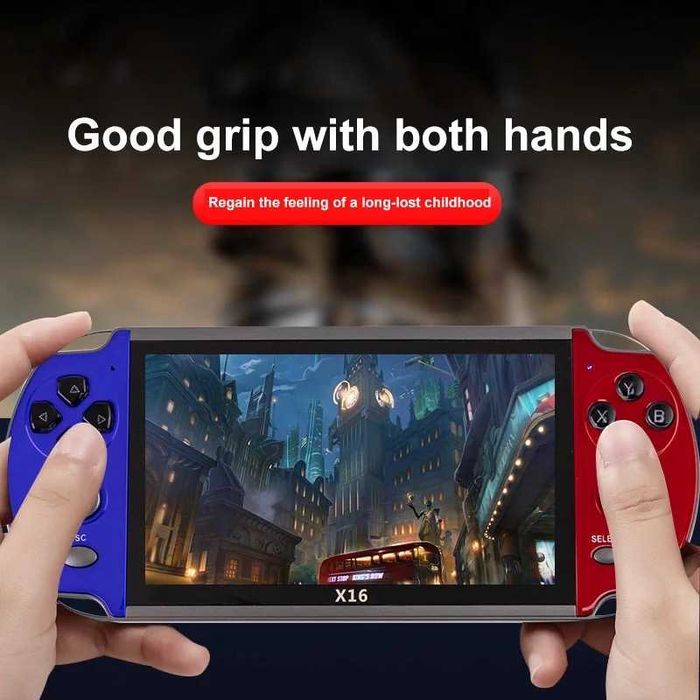 НАЙ-НОВО PSP X16 6.5" игрова конзола с 30000 игри gameboy  видео игра