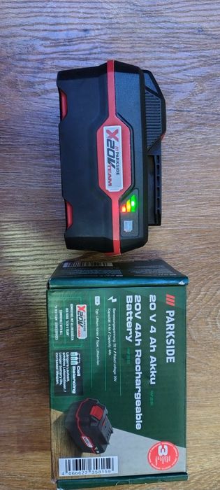 Acumulator Litiu-ion parkside 20 v - 4 ah, Nou!