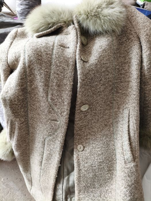 Женское пальто тёплый