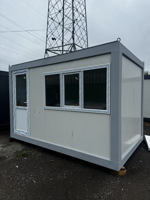 Container modular 4x2.40 m – disponibil imediat – geam frontal