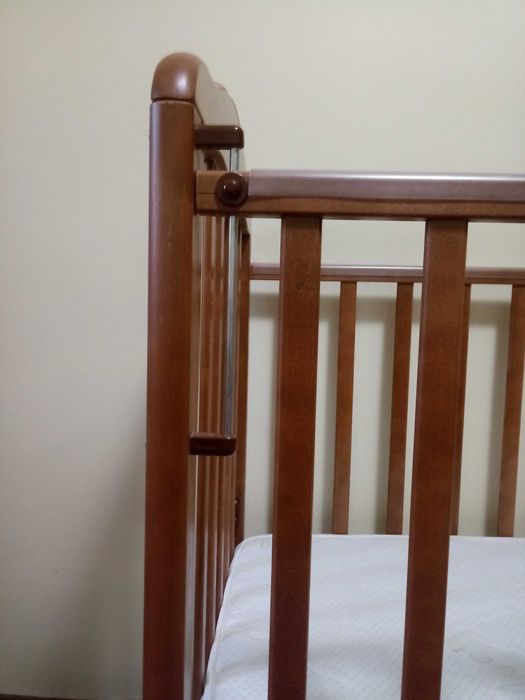 Детская Кровать-манеж(качалка) + Матрас