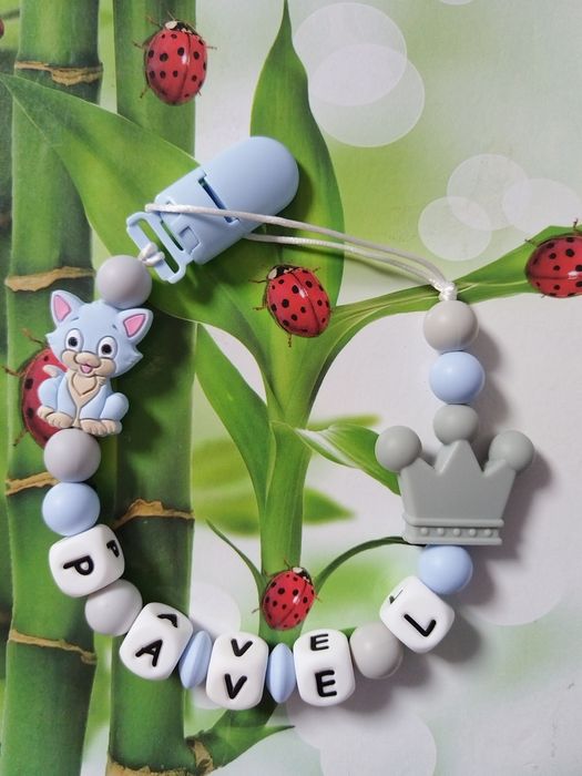 Lănțișoare din silicon personalizate pentru suzeta