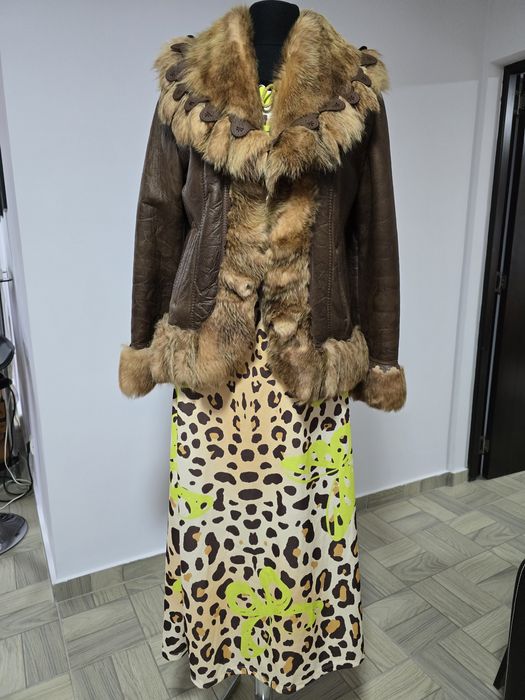 Cardigan din fibre naturale, inchidere cu nasturi  XL