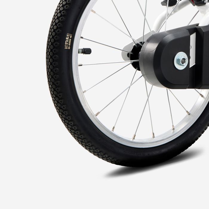Bicicletă 16 inch 4-6 ani Discover 100 Alb - (SecondHand) Decathlon