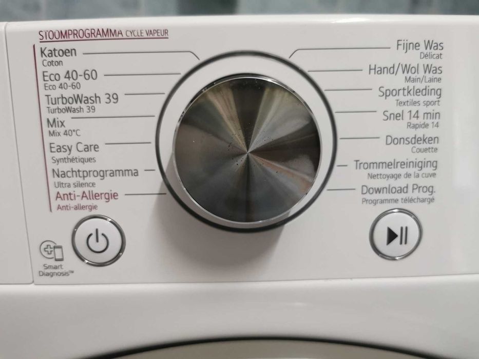 Пералня с Пара LG ThinQ DirectDrive 8кг/1400об. мин / WiFi / 60х85х56