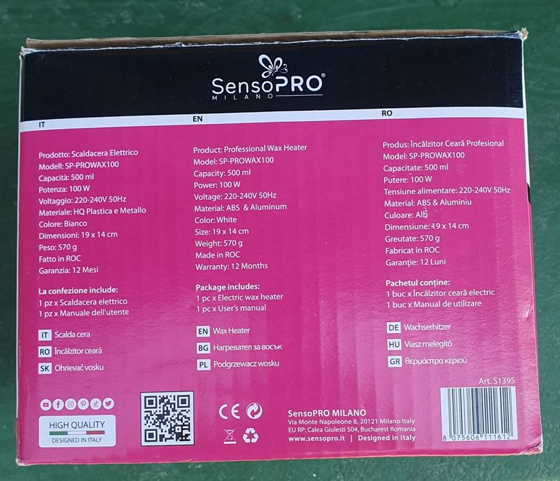 Aparat epilator SensoPro / Nou