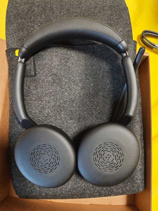Casti PC wireless cu microfon Jabra Evolve2 55, USB-C, Negru