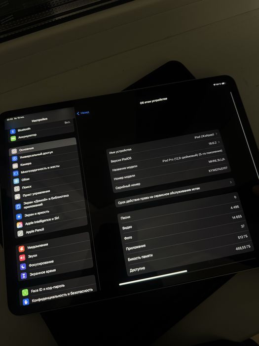 iPad pro 12,9 512gb M1