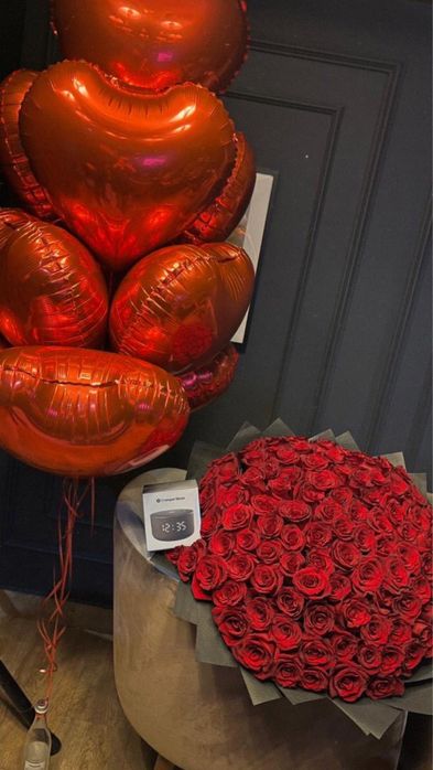 Букет розы 101 пышные