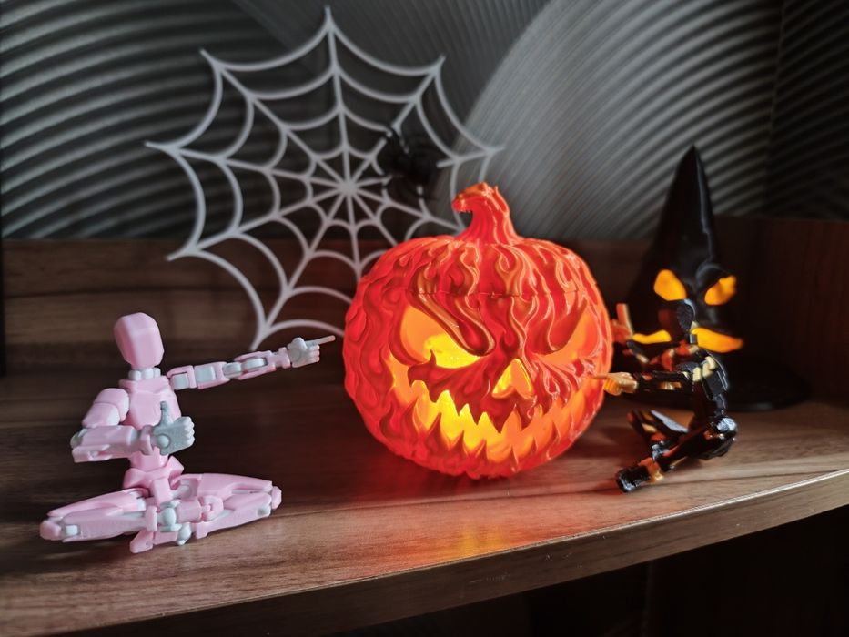 Halloween! Тыква огненный Джек