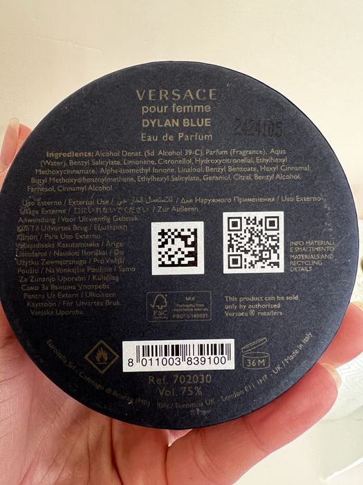 Оригинален Parfum Versace Dylan Blue