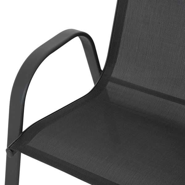 Set 4 Scaune gradina/terasa/balcon Gri Antracit LIVRARE GRATUITA