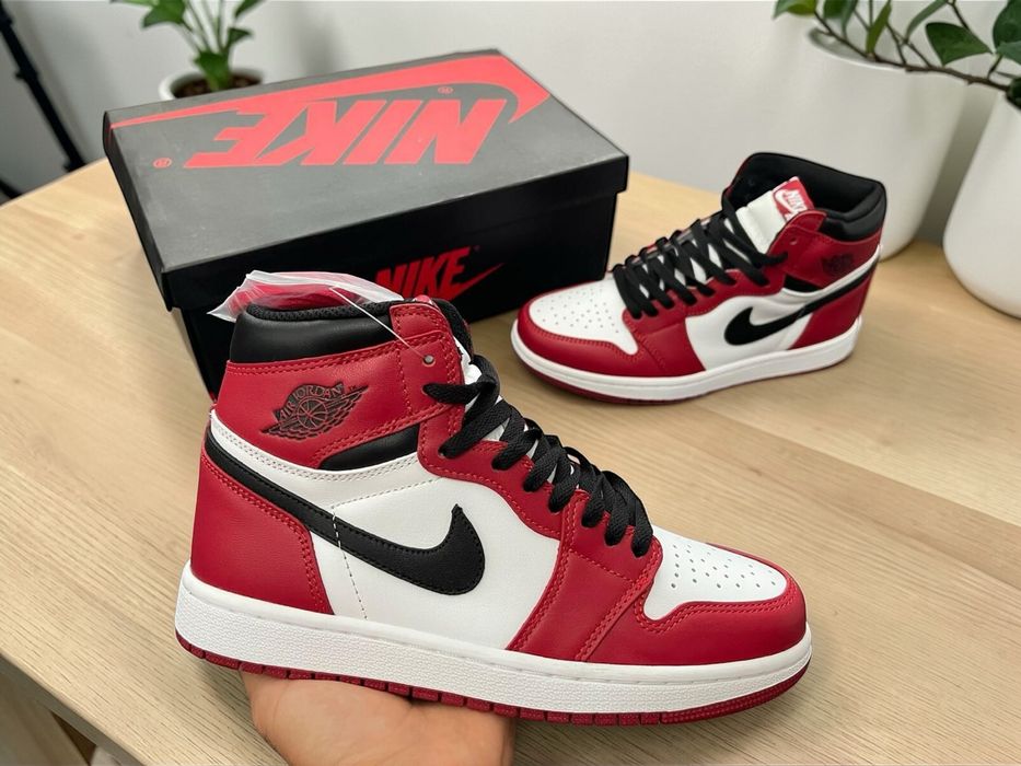 Jordan 1 high Chicago unisex colet cu VERIFICARE