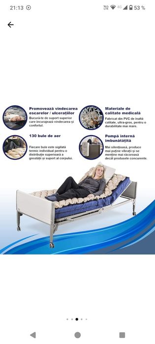 Saltea Antiescara Cu Compresor EvoSmart™ SE01 Profesional.