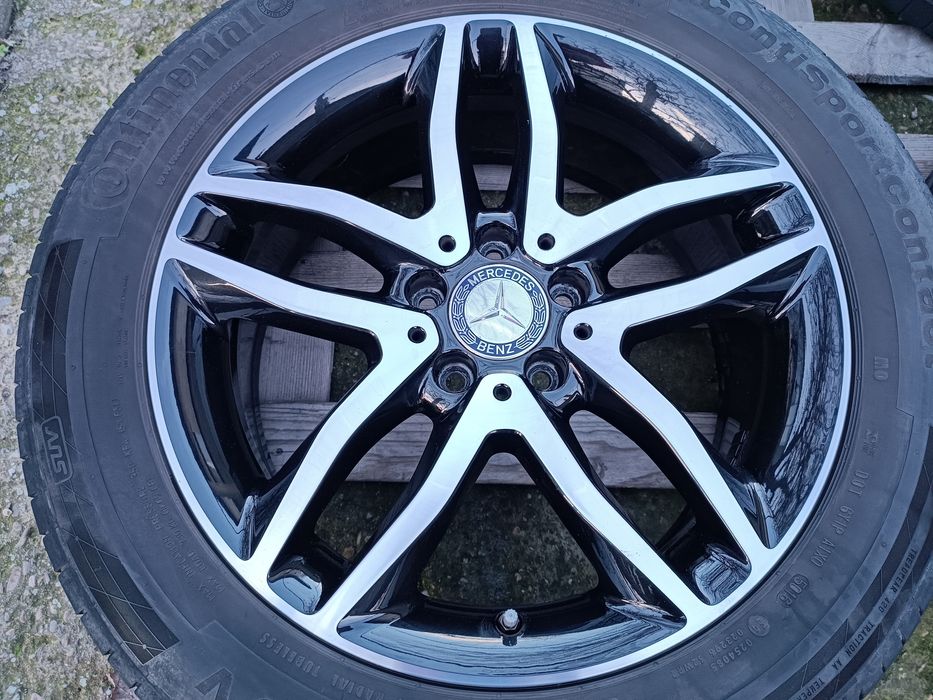 Лети джанти 18ки 5х112 Merdedes + летни гуми 235/50/18 Continental