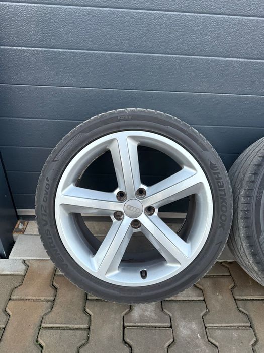 Jante aliaj originale Audi 18” + anvelope Hankook – set 4 buc