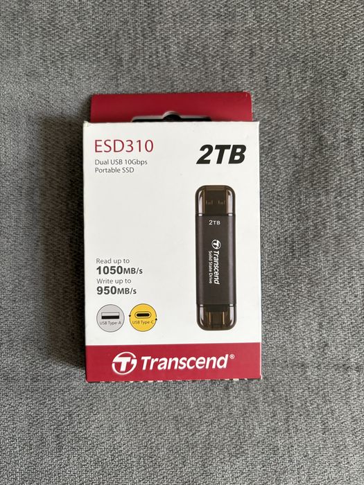 Внешний SSD Transcend. Есть М.2 и micro sd.