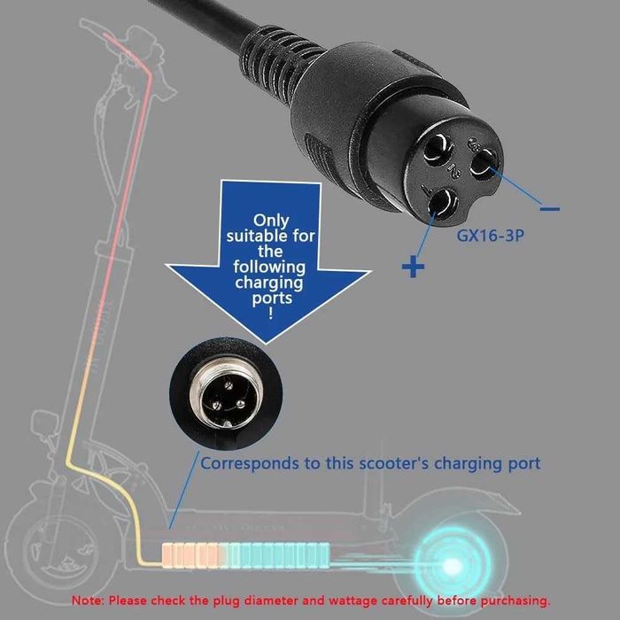 Incarcator trotineta electrica 54.6V Kugoo M4 M4 Pro Zero 9 Hitway H5