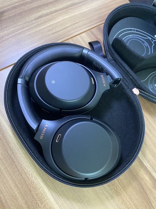 Stereo Headset Sony, Wireless, WH-1000X M3, Black, Desigilat