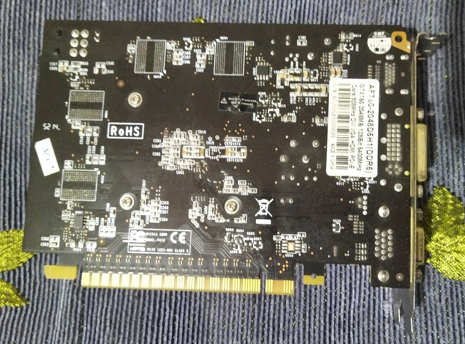 Видеокарта GTX 750
