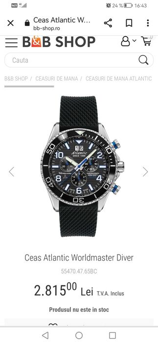 Atlantic Worldmaster diver