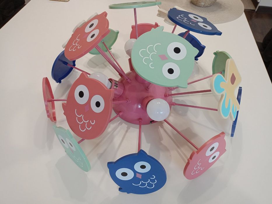 Детски полилей / Осветително тяло Бухали