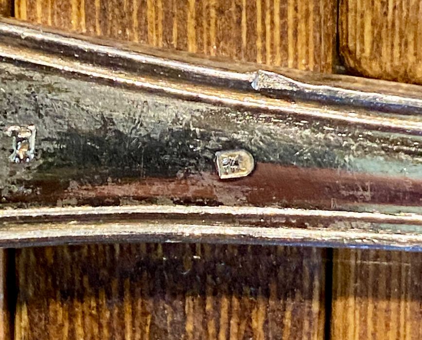 #0011# Прибори за хранене за 6 души. Италия. Неръж стомана/посребрена.