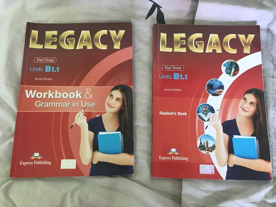 Учебници по английски език Legacy и Solutions