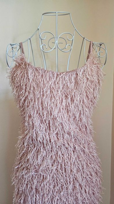 Rochie scurtă roz de ocazie XS