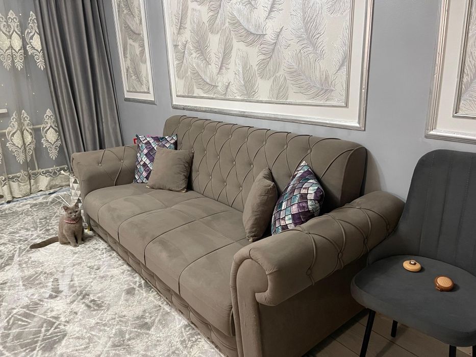 Диван бу в хорошем состоянии.