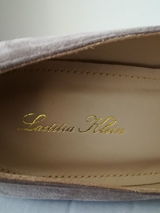 Нови дамски елегантни обувки LAETITIA KLEIN - естествен велур
