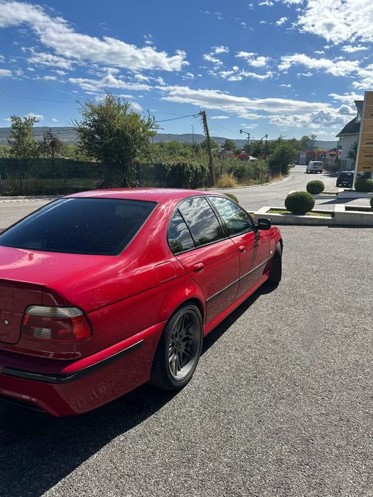 Vand bmw seria 5 e39 520i imola red,pachet m de fabrica euro 4