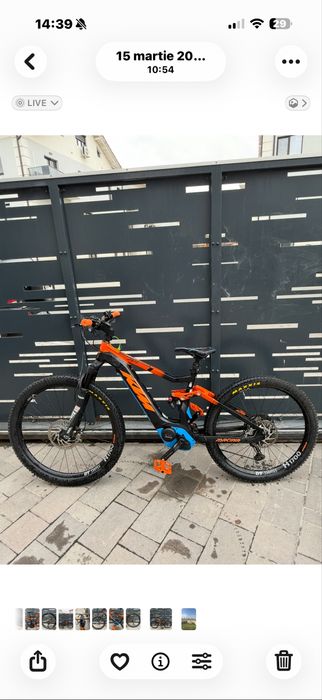Bicicleta ktm electrica full suspension