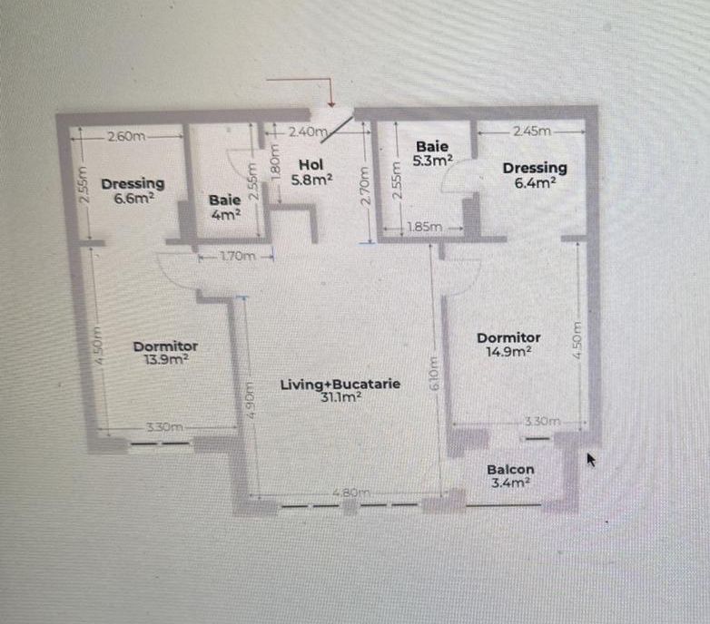 Apartament Pipera 3 camere de inchiriat