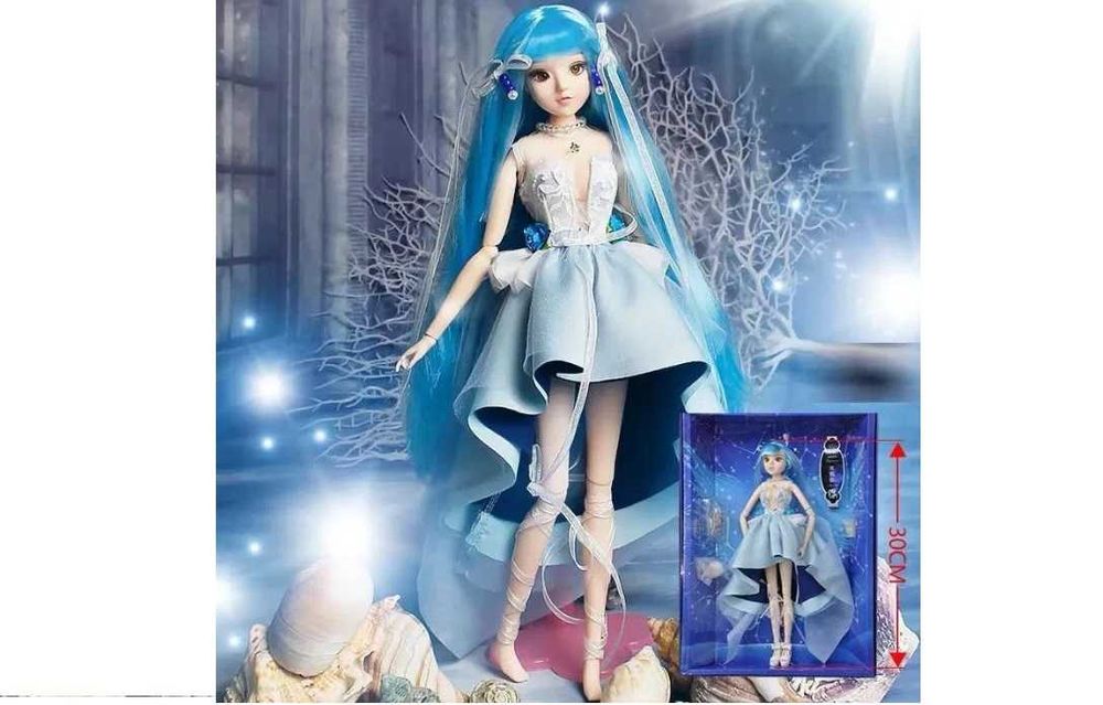 Шикарная Красивая кукла BJD 12 созвездий. Знак зодиака Водолей.