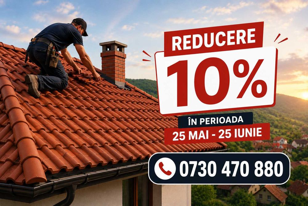 Montaj Acoperisuri Reparatii Dulgherie, Mansardari, Sisteme pluviale, Montaj tigla metalica, Montaj Tigla ceramica