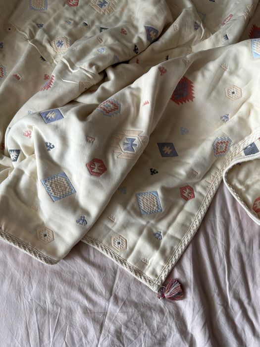 Муслиновый японский плед