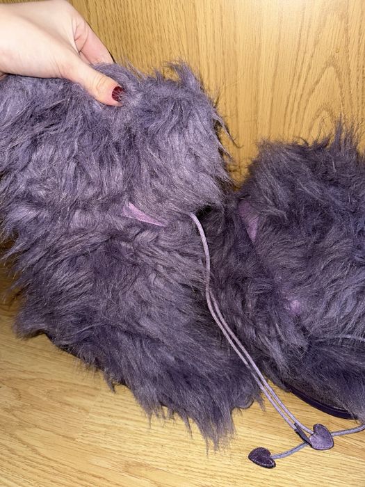 Ghete de iarna din blanita mov