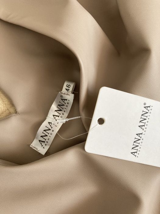 Сарафан из экокожи