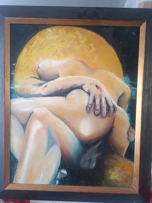 Picuri pe pânză cu temă nud