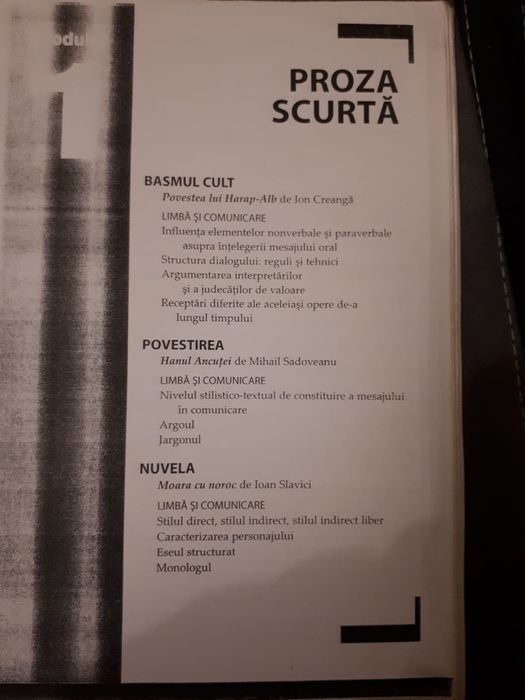 Carti manuale pt liceu: biologie, geografie, franceza, proza
