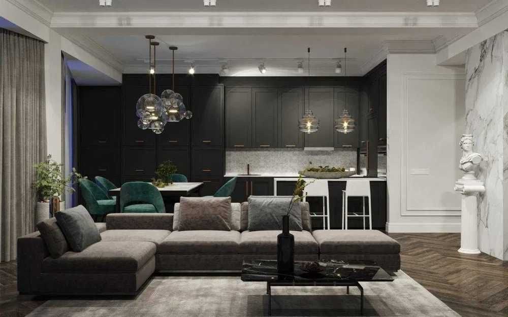 Tashkent city Boulevard! Стильная 3ка с видом на парк!Авторский ремонт