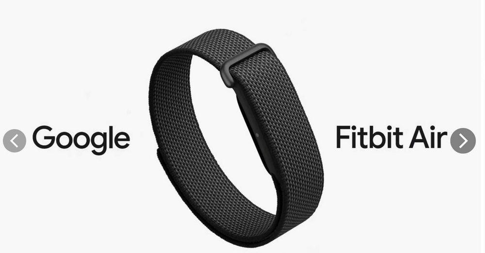 Google fitbit air черный