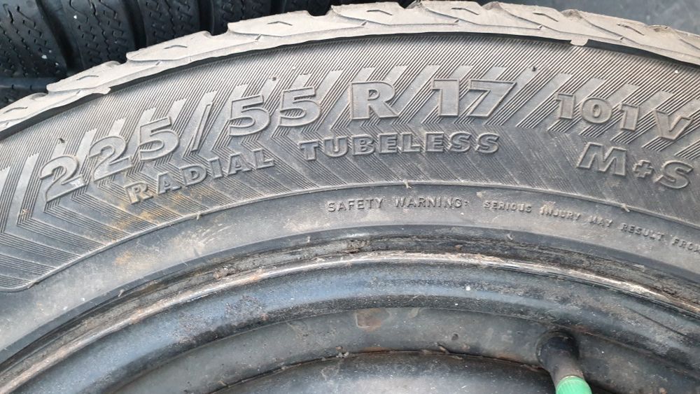 Джанти 5х108 с гуми 225 55 17 рено