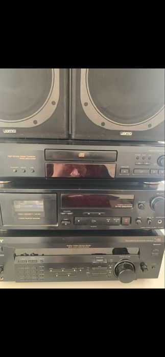 SONY уредба (CD, усилвател и касета) + JAMO тонколони