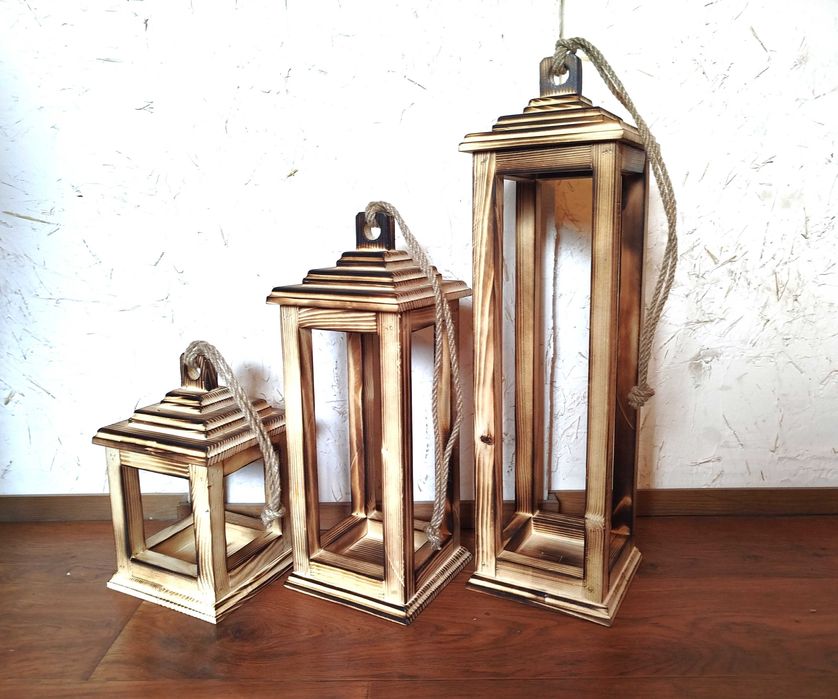 Уникални дървени фенери , Стилни  фенери от дърво ; Декоративни фенери